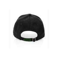 Casquette Impact 6 panneaux 280gr en coton recyclé avec traceur AWARE™
